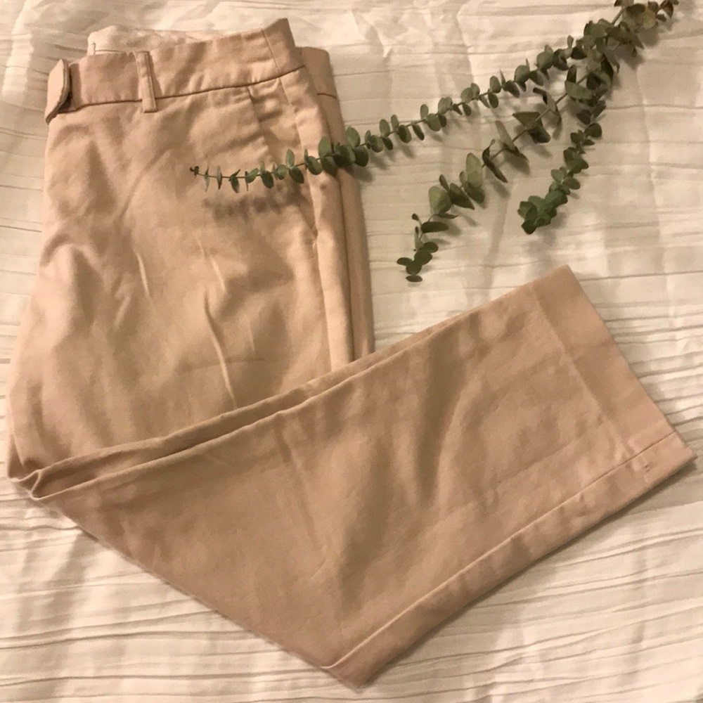 4/$10🌷Blush Cropped Dress Pants sz 6